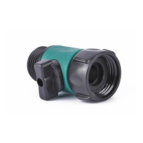 Metal 3/4 Single Garden Hose Connector Splitter With Valve - Al Ghani Stores