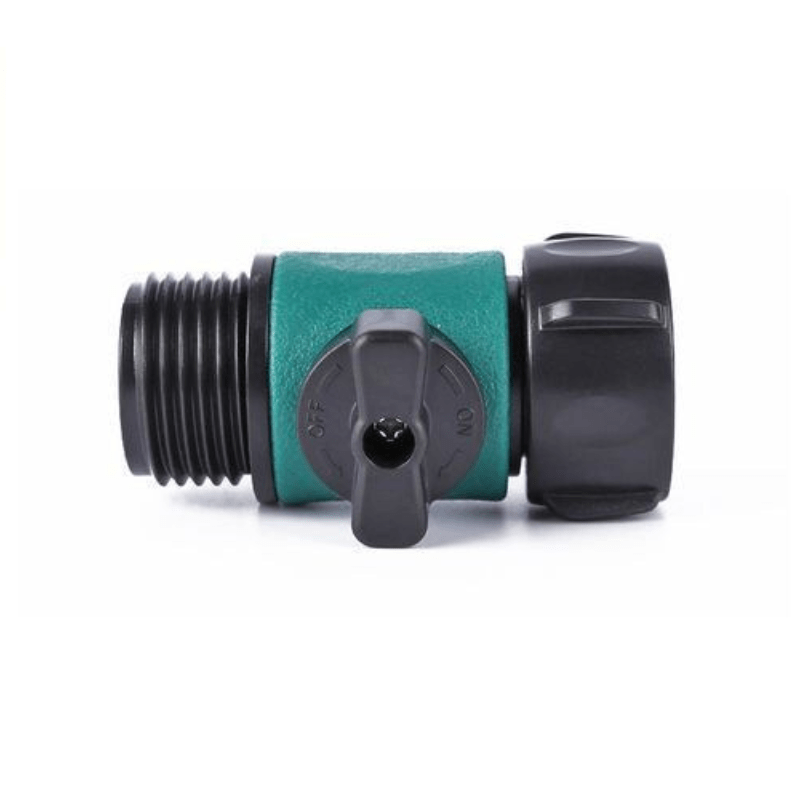 Metal 3/4 Single Garden Hose Connector Splitter With Valve - Al Ghani Stores