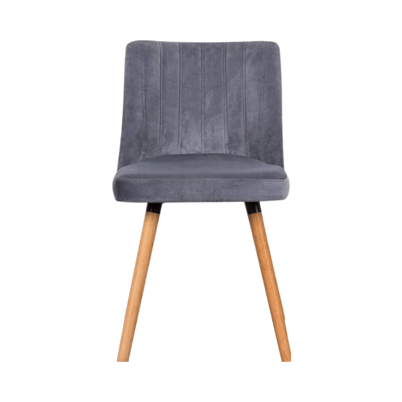 Midcentury Modern Living Room Chair upholstered velvet Fabric Dining Room Cushion Seat - Al Ghani Stores