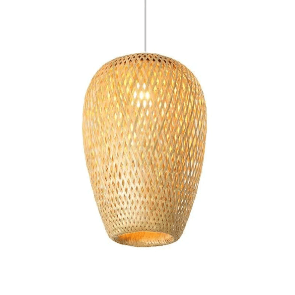 Modern Bamboo Lantern Bamboo Woven Lamps Shape For Home Decorative - Al Ghani Stores