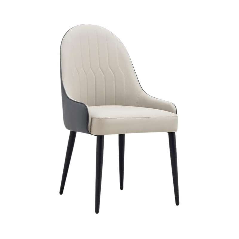 Modern Luxury Fabric Dining Chair Dining Room Restaurant Chair (beige) - Al Ghani Stores