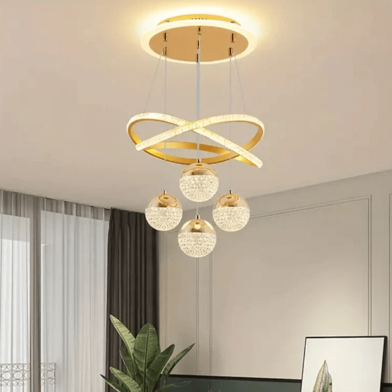 Nordic Modern bedroom Chandeliers Lights Vintage Lighting Pendant Light Crystal Modern Ceiling - Al Ghani Stores