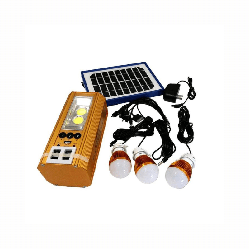 Outdoor Solar light Complete Rechargeable Solar Home Lighting System with USB - Al Ghani Stores