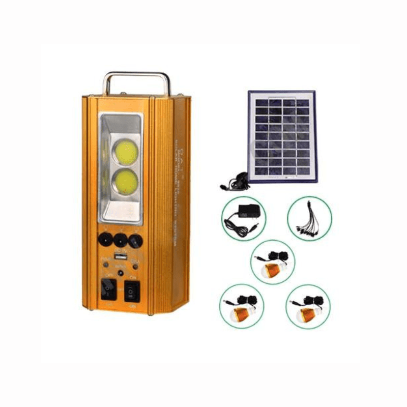 Outdoor Solar light Complete Rechargeable Solar Home Lighting System with USB - Al Ghani Stores