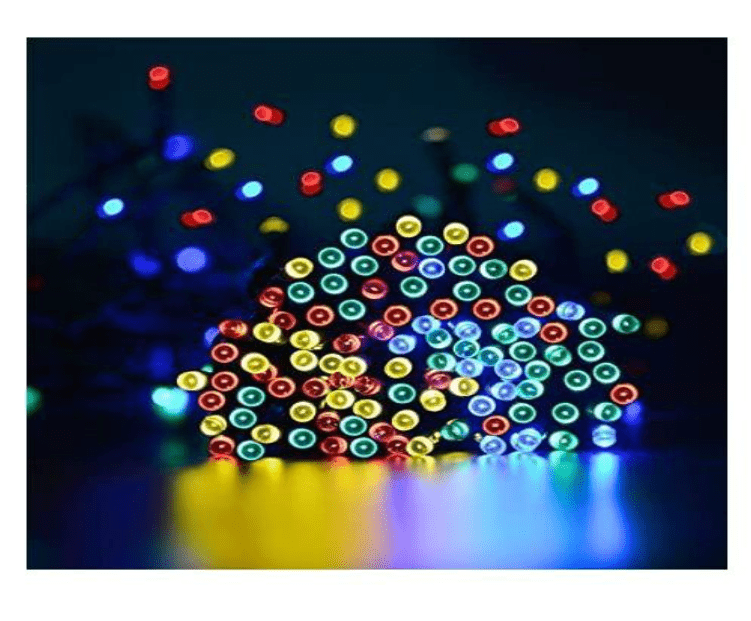 outdoor Solar Lights 12M 100 LED Colorful Fairy String Light Decorative Lighting for Home Garden Party Patio 8 Mode - Al Ghani Stores