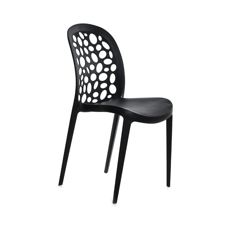 Plastic Leisure Chair outdoor Design stackable chair Injection processing Fixed leg - Al Ghani Stores