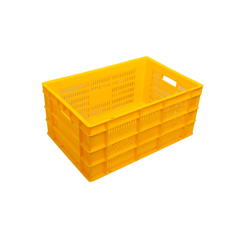 Plastic Storage Box Durable Ventilated Crate - Al Ghani Stores