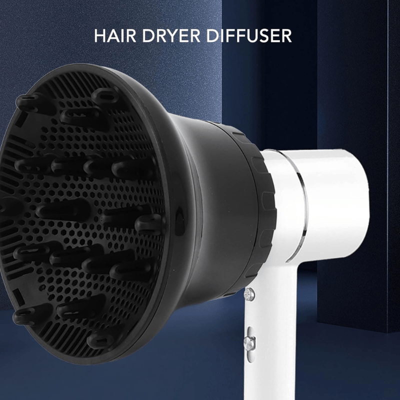 Professional Curly Wavy Hair Dryer Diffuser Huamei Black - Al Ghani Stores