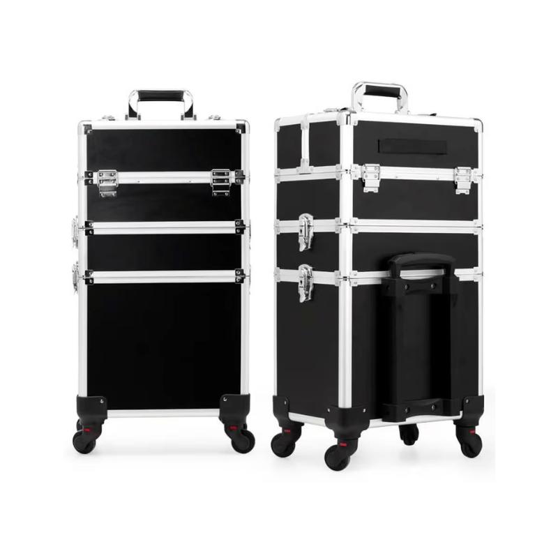 Professional Make-Up Trolley Case Black - Al Ghani Stores