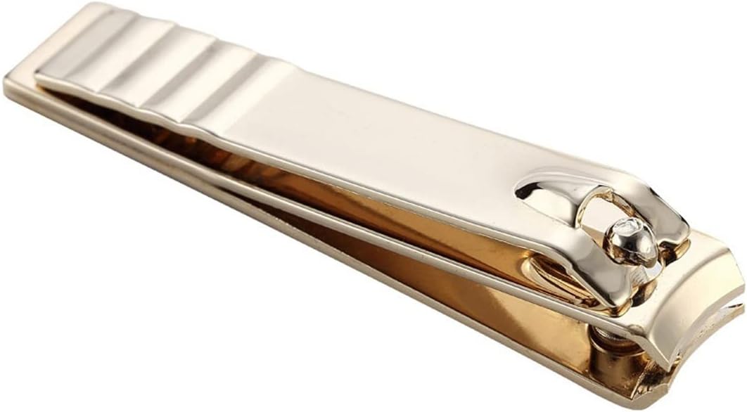 Professional Nail Clipper With Side Cover Gold - Al Ghani Stores