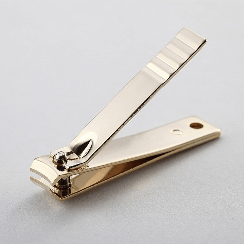 Professional Nail Clipper With Side Cover Gold - Al Ghani Stores