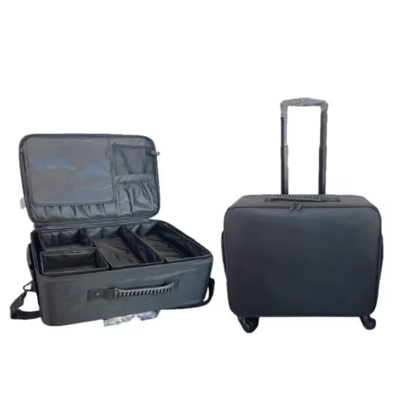 Professional Nylon Cosmetic Trolley Organizer Grey - Al Ghani Stores