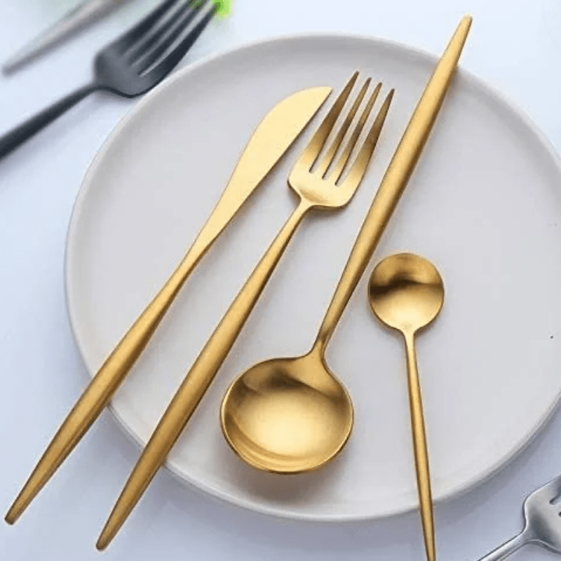 Royal Gold Cutlery Set - Al Ghani Stores