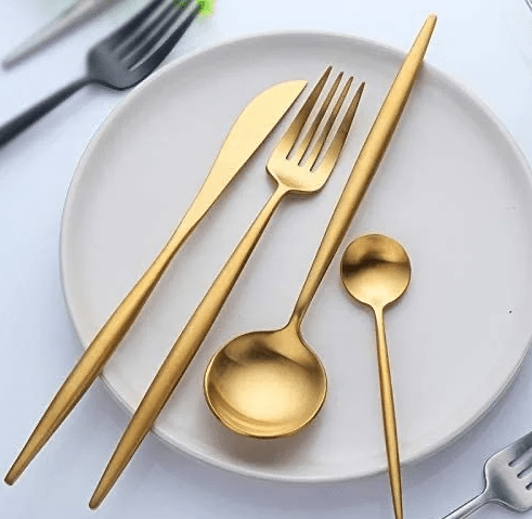 Royal Gold Cutlery Set - Al Ghani Stores