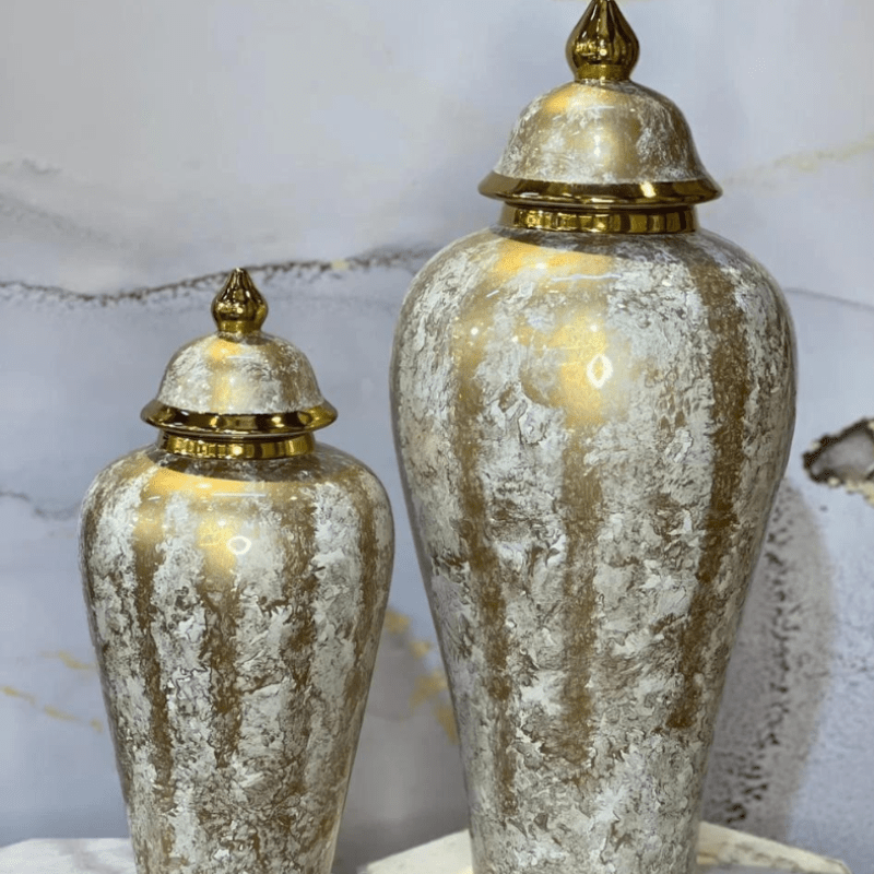 Royal Vase Golden Style - Al Ghani Stores
