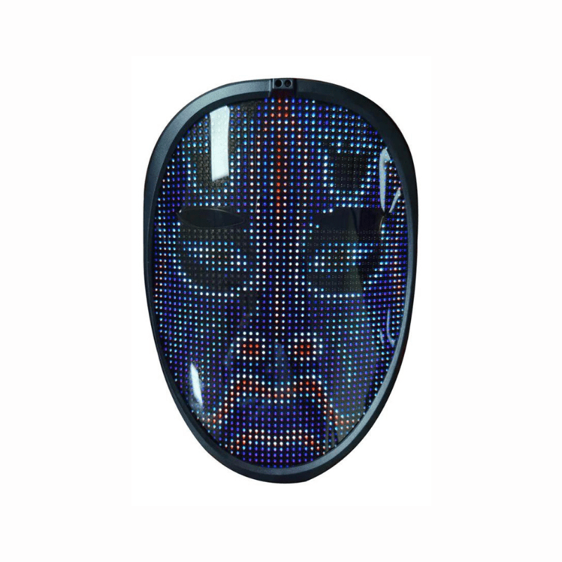 Shining App cosplay Mask With Bluetooth App Party Face Changing Led Display Mask For Party - Al Ghani Stores