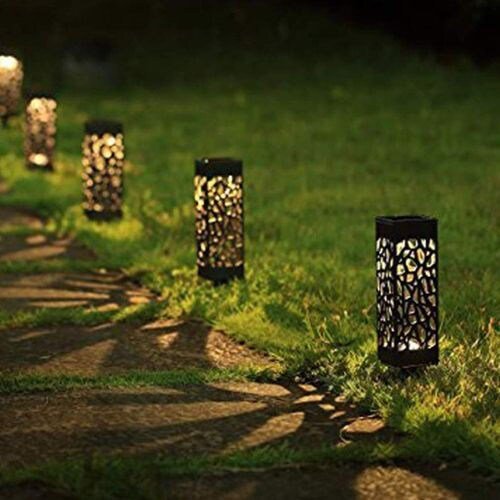 Solar Powered LED Garden Lights,Warm WhiteAutomatic Led for Patio, Yard and Garden - Al Ghani Stores