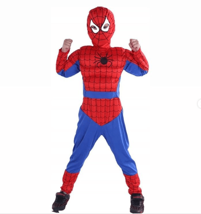 Spiderman Superhero Halloween Cosplay Costume for Kids (4-5 Years) - Al Ghani Stores