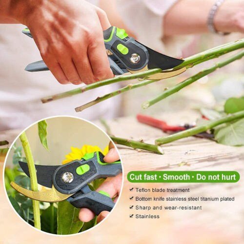 Stainless Steel Blade Heavy Duty Garden Pruner - Al Ghani Stores