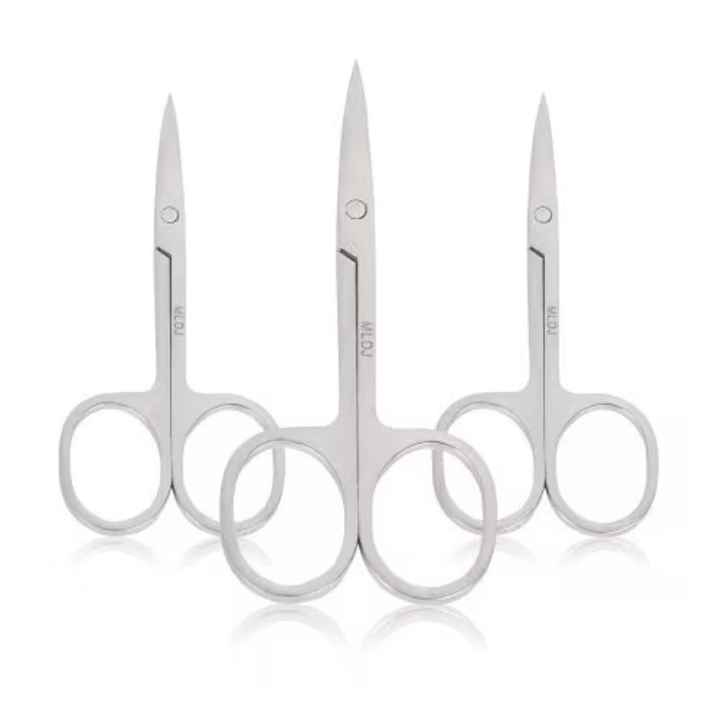 Stainless Steel Premium Facial Scissor, MG-22 Fine Curved Tip - Al Ghani Stores