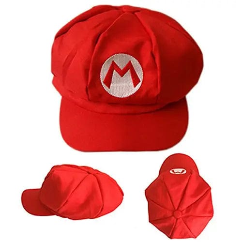 Super Mario Brothers Luigi Hat Costume Cosplay Red cap Hat - Al Ghani Stores