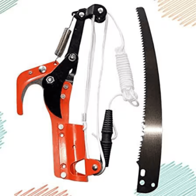 Tree Pole Pruner With 3-Sided Grinding Trimming Tool For Garden Yard Park 1 Set - Al Ghani Stores