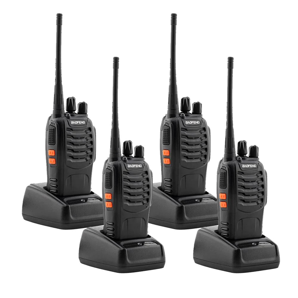 Walkie Talkies Handheld Two Way Radios Battery and Charger - Al Ghani Stores