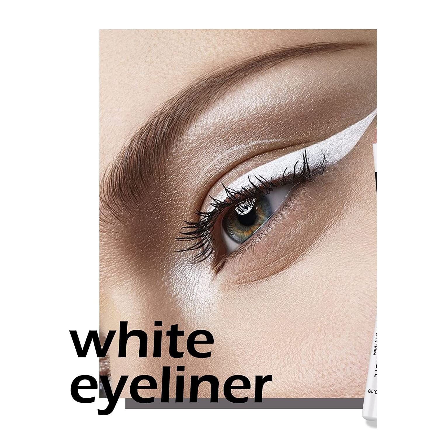 Waterproof Eyeliner Highlighter With Sharpener White - Al Ghani Stores