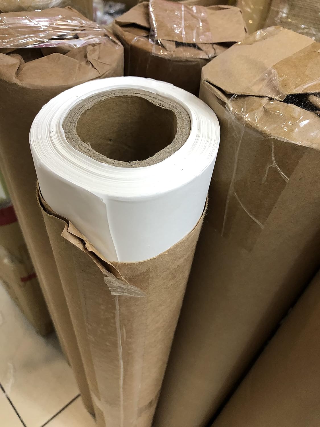 White Kraft Wrapping Paper Roll - Al Ghani Stores