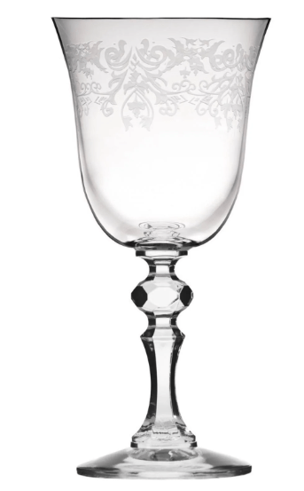 Wine Glass Clear Glass Crystal Quality for Hotel Rooms - Al Ghani Stores